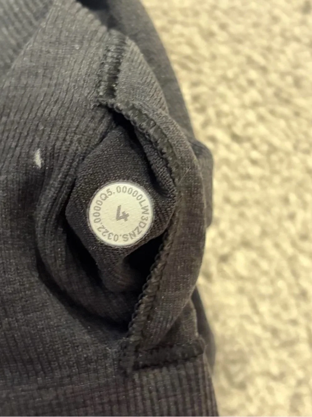 Lululemon Black Ebb to Street Long Sleeve
